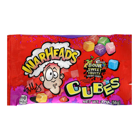 Warheads Sour Chewy Cubes (12x15x56g)