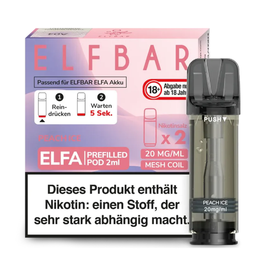 Elfbar Pods Peach Ice (10x2er)