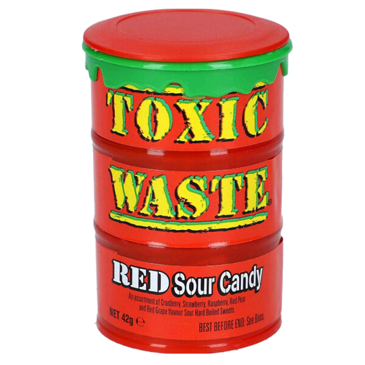 Toxic Waste Red Drum (12x12x42g)
