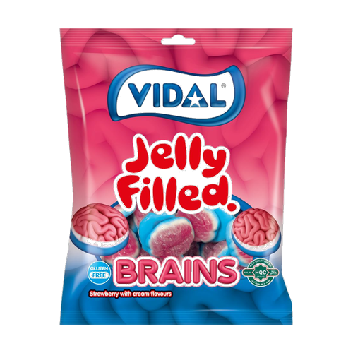 Vidal HALAL Jelly Filled Brains (14x90g)